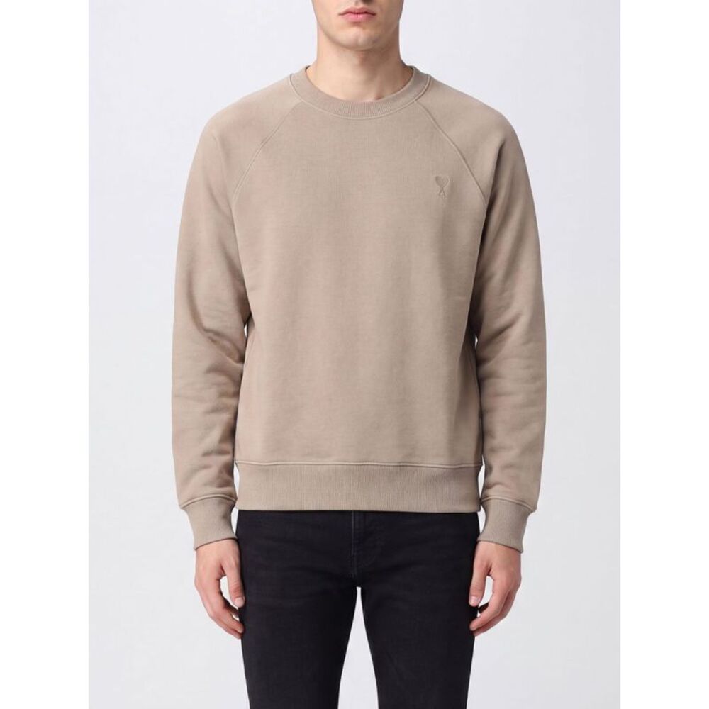 Ami Paris Sweatshirt Men Beige